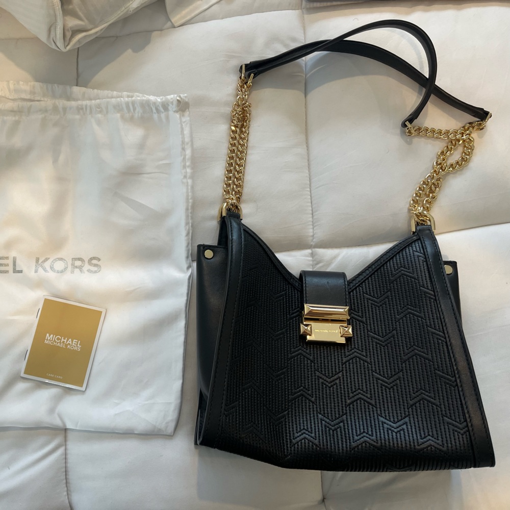 Michael Kors Black Gold Chain Bag